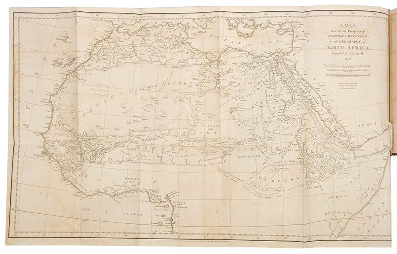 First edition of Mungo Park's Travels in the Interior Districts of Africa, one of the most important and influential books dealing with the exploration of the interior of Africa.
