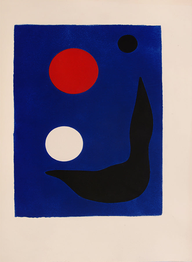 Presentation copy inscribed by Calder to Gerald Cramer. A fine example of the complete portfolio.