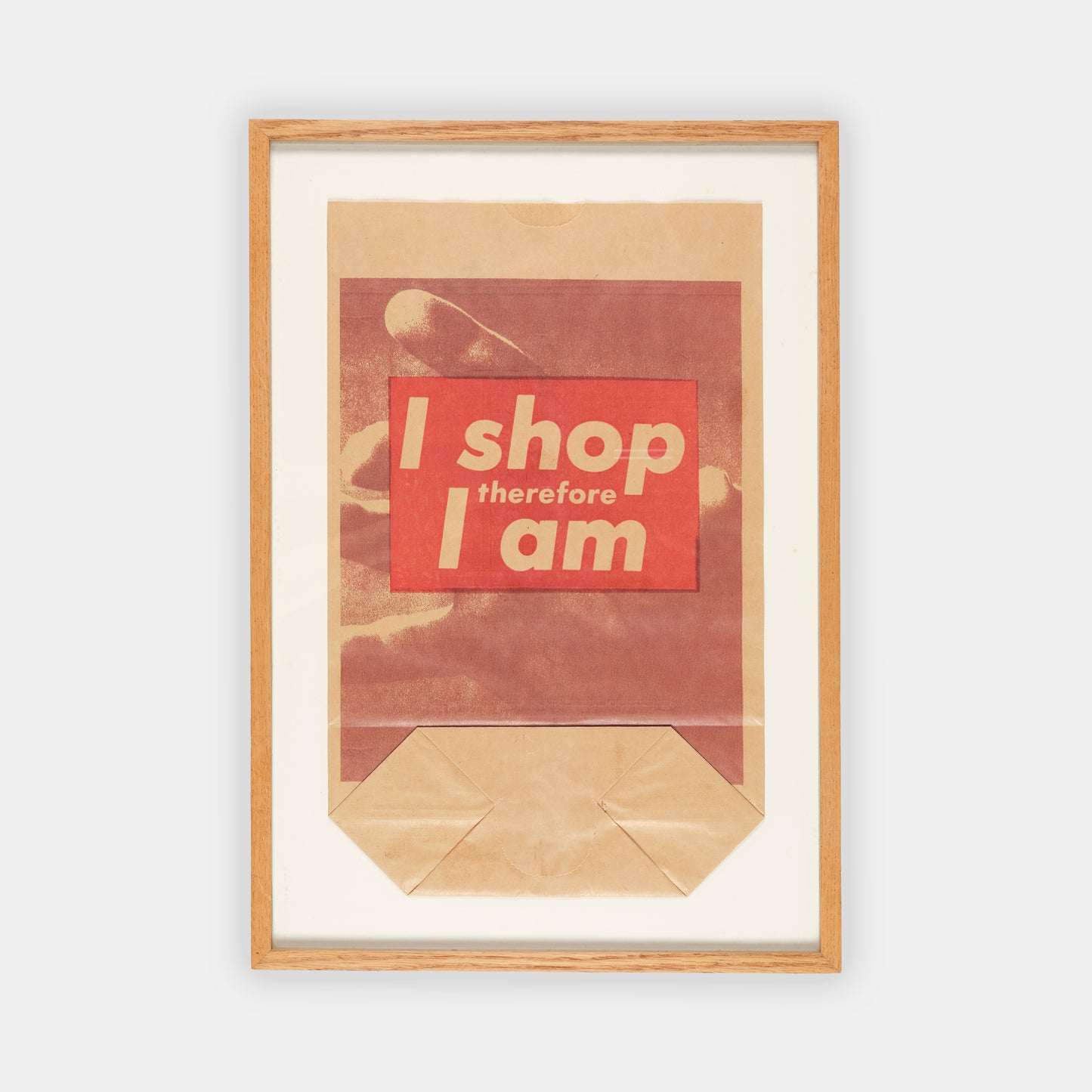 This Artists' multiple was produced as an ephemeral item for use during Barbara Kruger's 1990 exhibition at Kölnischer Kunstverein.