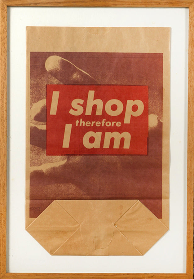 This Artists' multiple was produced as an ephemeral item for use during Barbara Kruger's 1990 exhibition at Kölnischer Kunstverein.