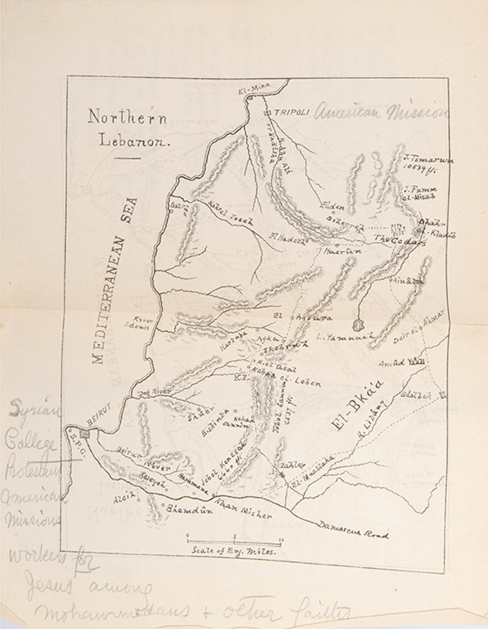 First edition of El Arz (The Cedars), a scarce work produced by the American Seecedar Association recounting their two week expedition to to see the cedar groves of the Lebanon.