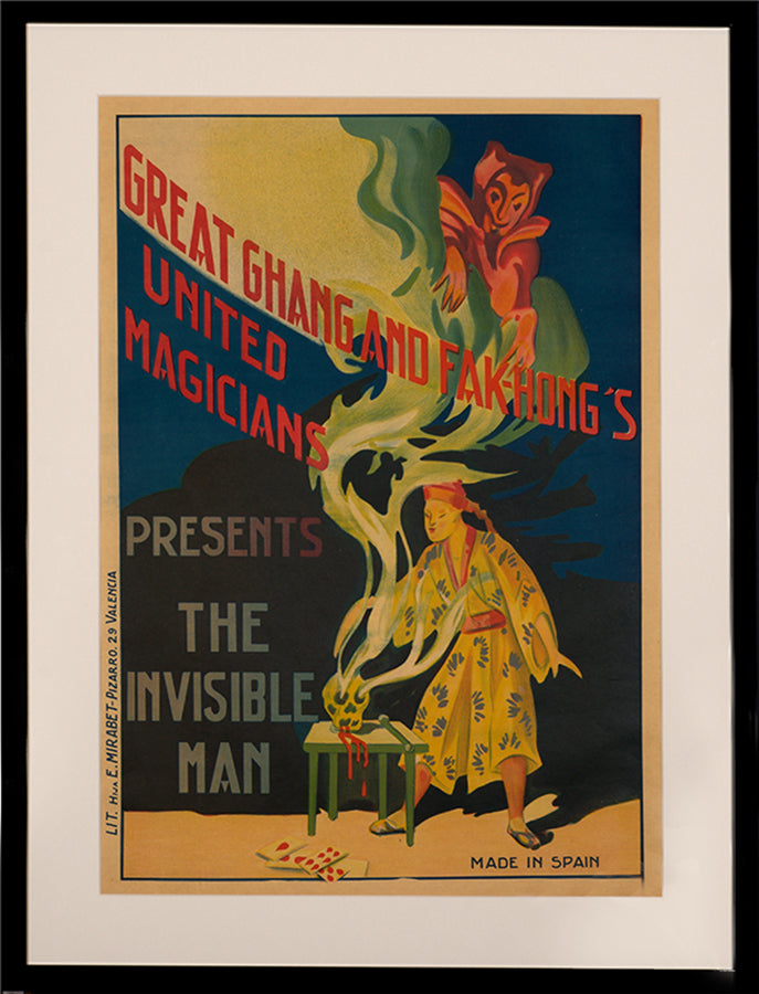 Chang and Fak-Hong's United Magicians presents The Invisible Man.