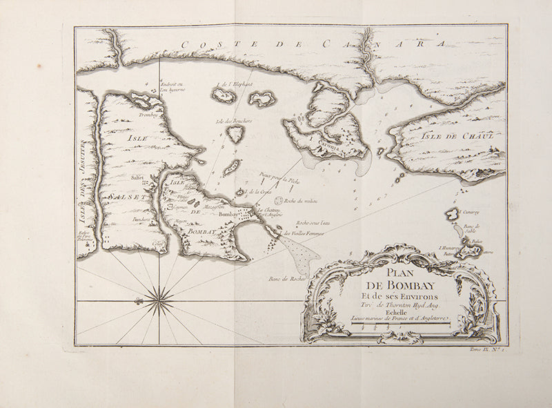 Plan de Bombay Et de sés Environs,