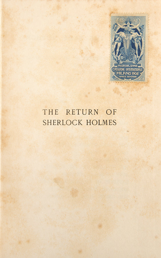 The first English edition of the first collected edition of 13 Sherlock Holmes stories, commencing with Holmes' return to London after Reichenbach Falls.<br /><br />