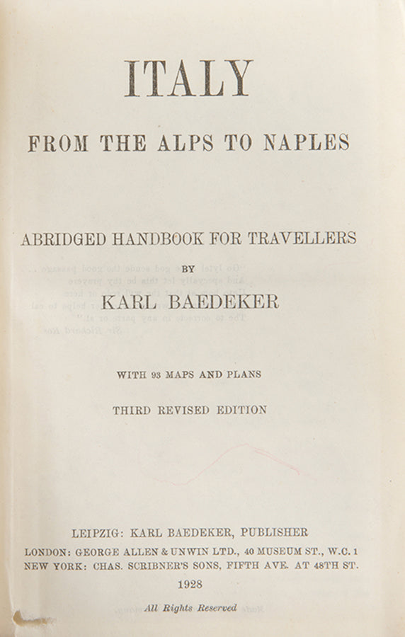 This abridged version was designed for the tourist in a hurry