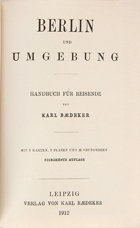 Fifth and last edition before WW1.