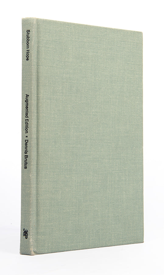 The hardback 'Victory Edition' published the year Brutus was granted asylum in the U.S., signed by the author in an inscription to John La Rose.