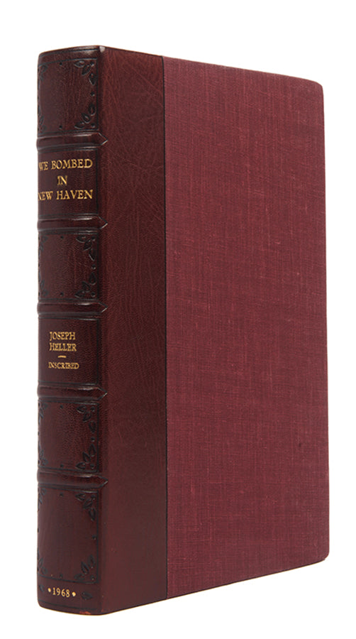 First edition of We Bombed in New Haven by Joseph Heller, inscribed by the author.