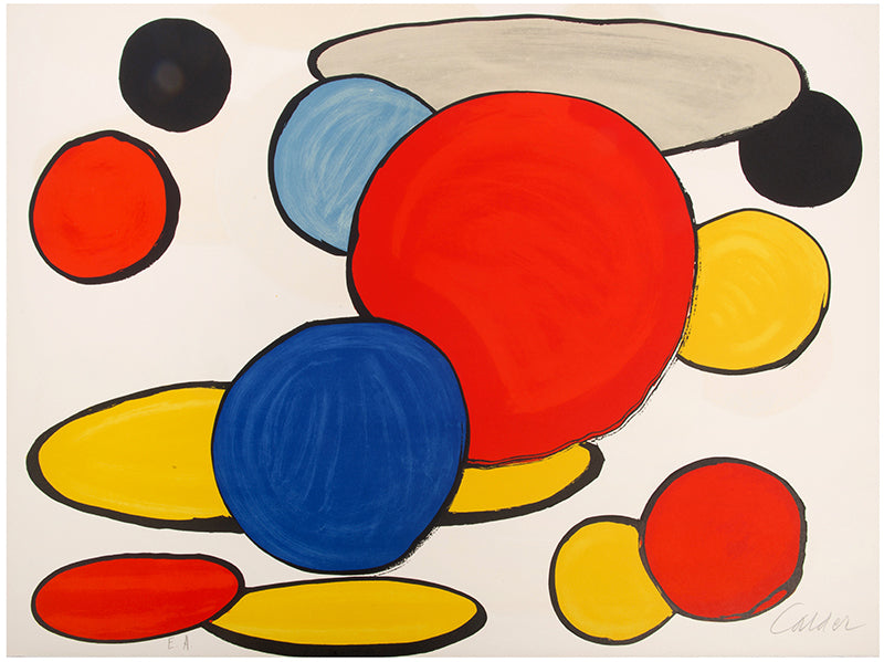 Alexander Calder, Grey Elipse, 1976 – Shapero Rare Books
