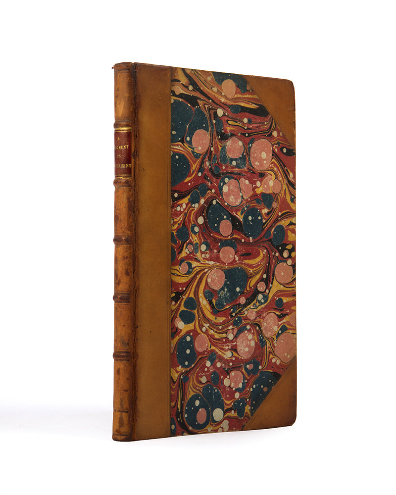 The first Dublin edition of this anonymously published essay by the Utilitarian philosopher Jeremy Bentham, A Fragment on Government