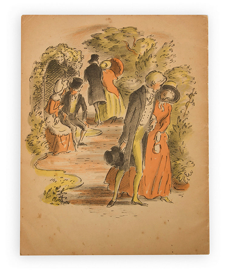 A stunning booklet for the Ealing Studious film of Nicholas Nickleby illustrated by Edward Ardizzone, starring, Stanley Holloway and Sybil Thorndike, 1947