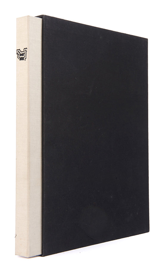 The complete book with two signed aquatints, one etching and embossed wrappers by Chillida.