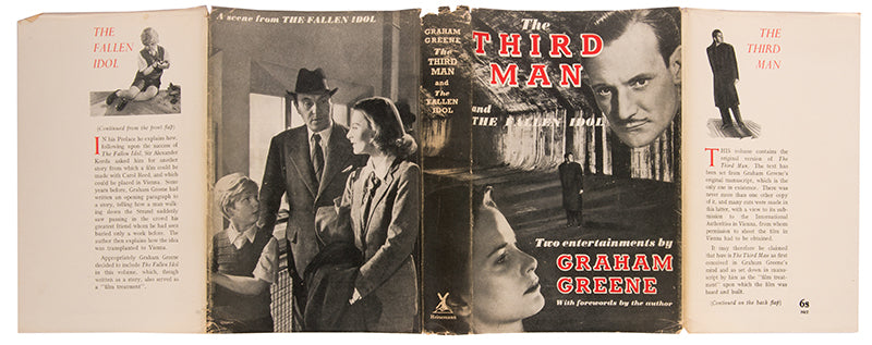 First edition of The Third Man and The Fallen Idol by Graham Greene.