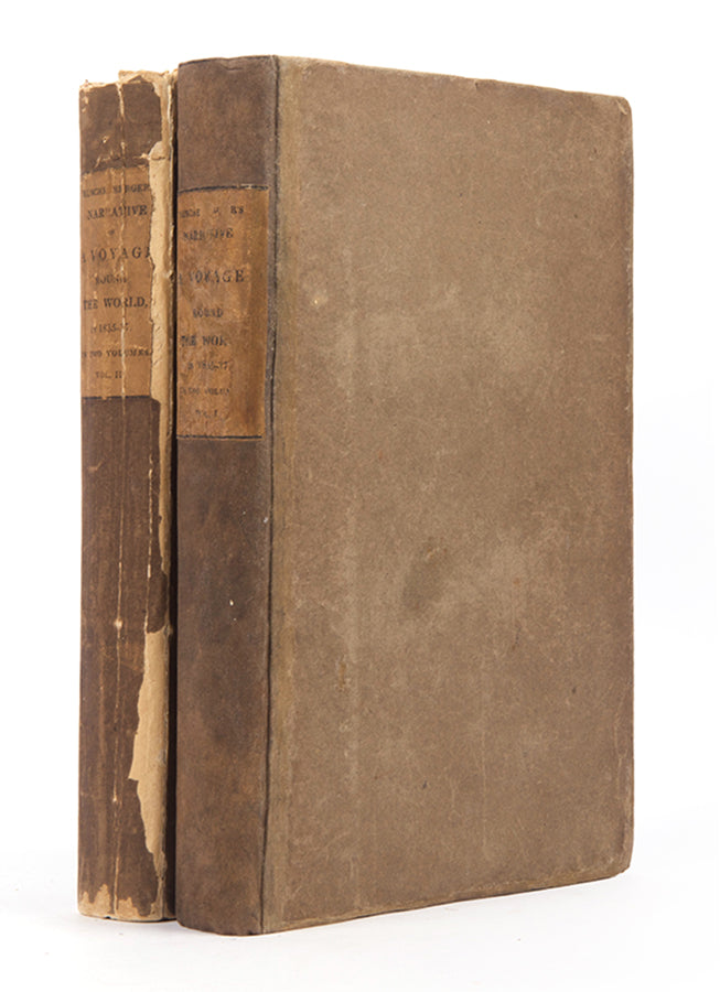 First English edition of William Ruschenberger's Narrative of a Voyage Round The World, the narrative of the signing of the first trade agreement between America and an Arabian country.