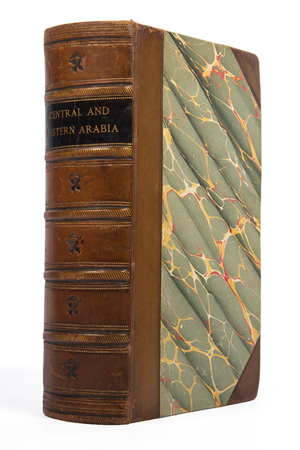 First edition of William Palgrave's classic Narrative of a Year's Journey through Central and Eastern Arabia, in which he was the first European to reach Riyadh and the second to enter Ha'il.