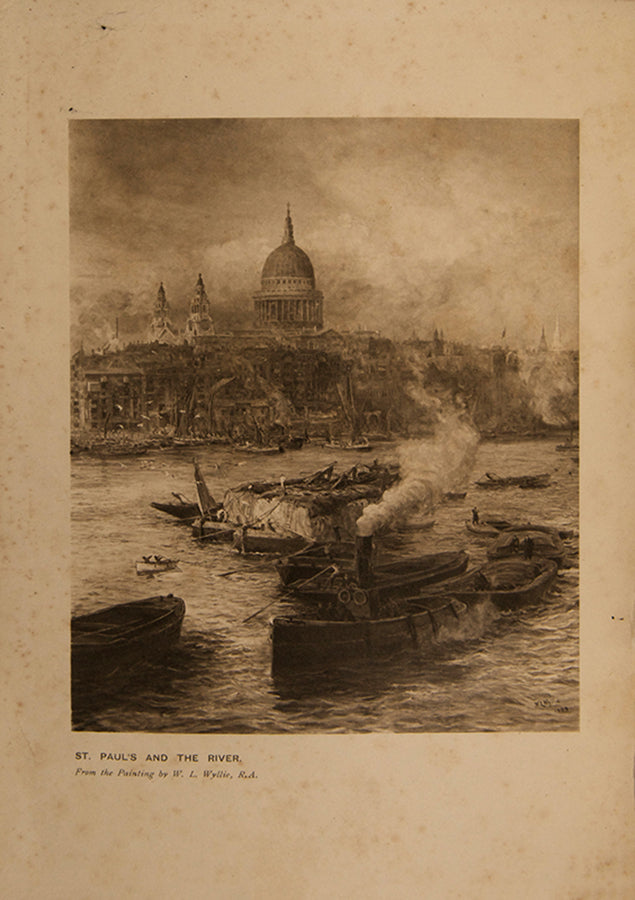 First edition of Hutchings's London Town, a beautiful set illustrating Edwardian London.