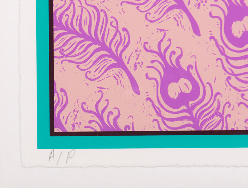 Lily and Peacock (Giclée, unframed)