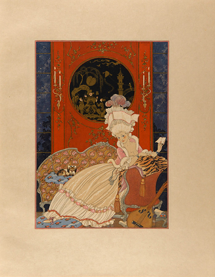 Limited edition, one of 25 copies. With an original watercolour and two extra suites.