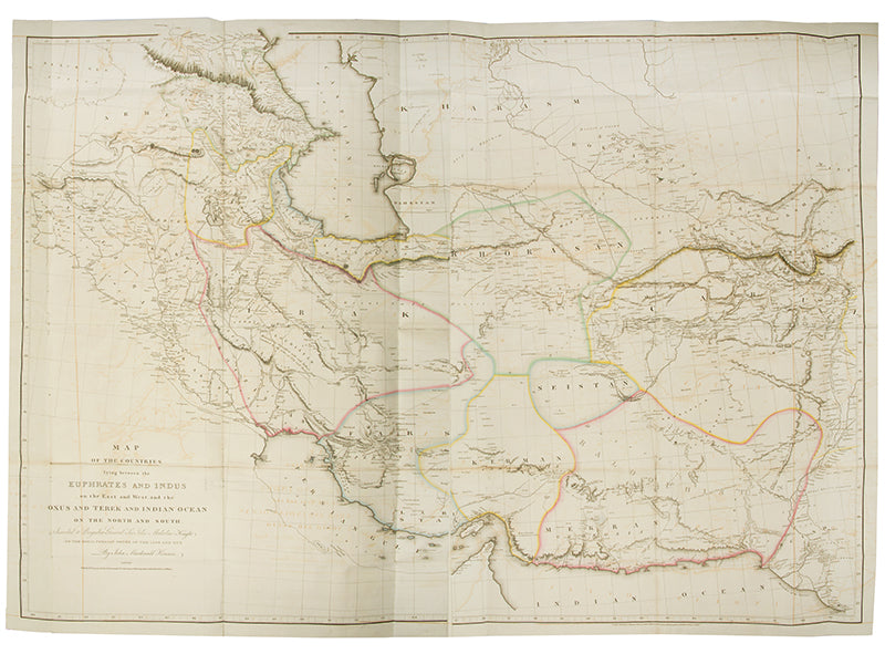 First edition of A Geographical Memoir of the Persian Empire by John Kinneir with the rare seperately issued map, discussing Persia, Caucasus, Pakistan, and the Gulf.