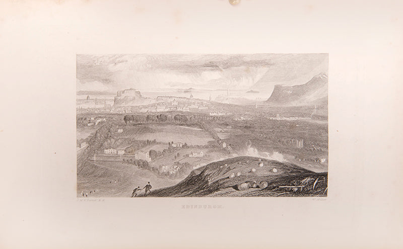 A handsome large octavo edition of the Poetical Works of Sir Walter Scott illustrated with engraved plates after J.M.W. Turner