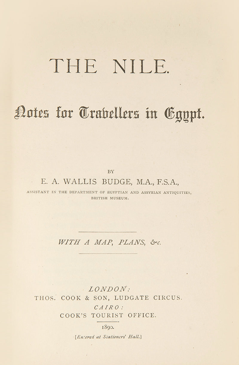 Thomas Cook. The Nile.1890