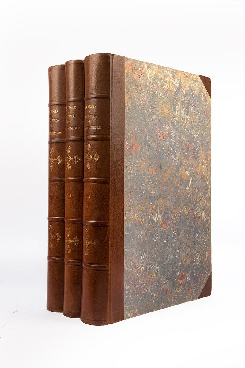 First edition of Description de l'Asie Mineure by Texier, probably the greatest work of exploration made by a single traveller, with 254 plates.