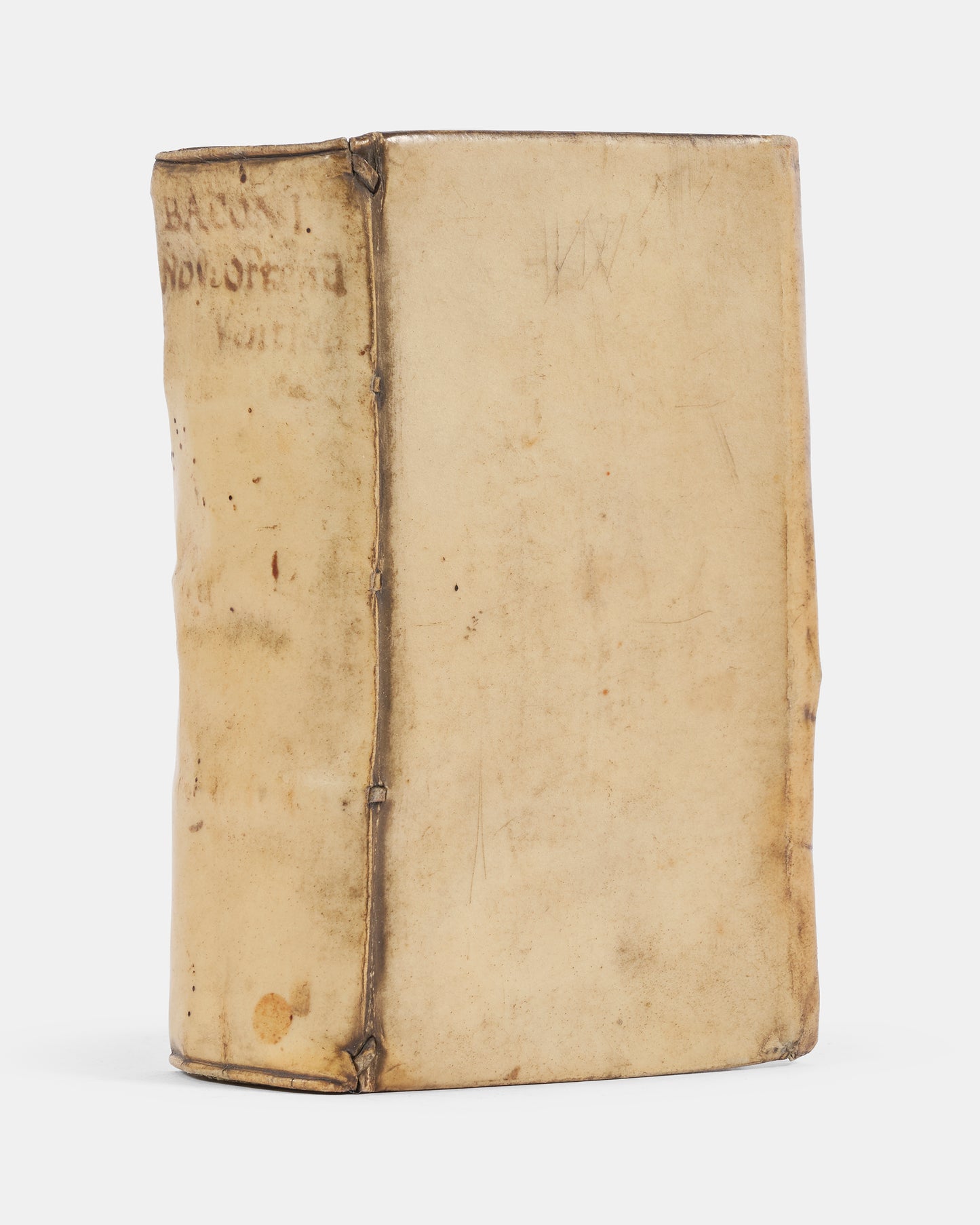 The first pocket-book edition of Sir Francis Bacon's Novum Organum, bound with his Historia Naturalis, together the second and third parts of his ambitious project, the Instauratio Magna