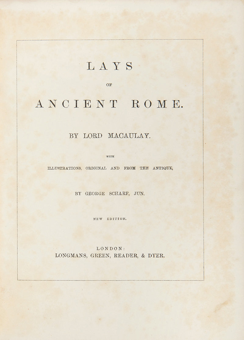 Lays of Ancient Rome.