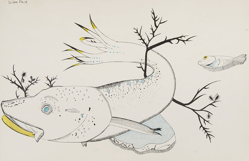 The first of Lucian Freud's drawings to appear in print were published in this collection of Moore's poems.