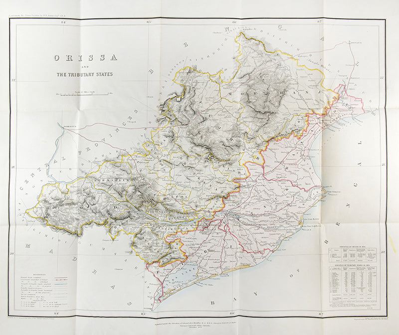 First edition of William Wilson Hunter's survey of Orissa (Odisha), a scarce fine copy written by one of the great compilers of India.