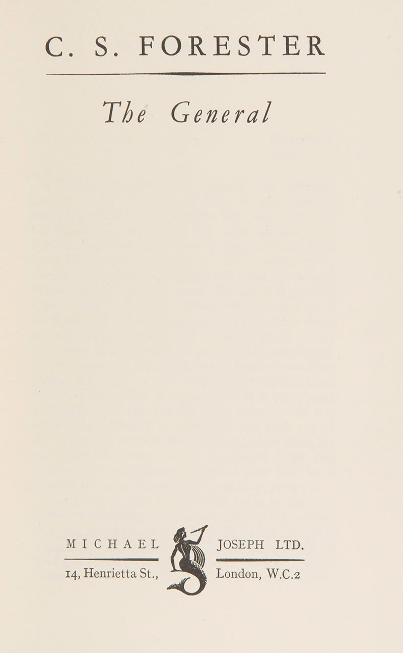 An excellent example of C.S. Forester's The General.