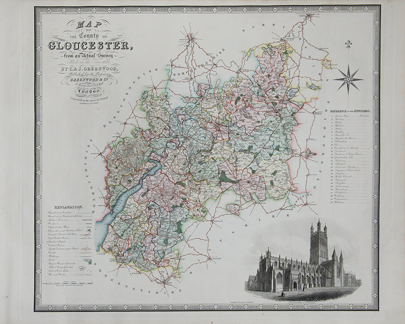 Map of the County of Gloucester,