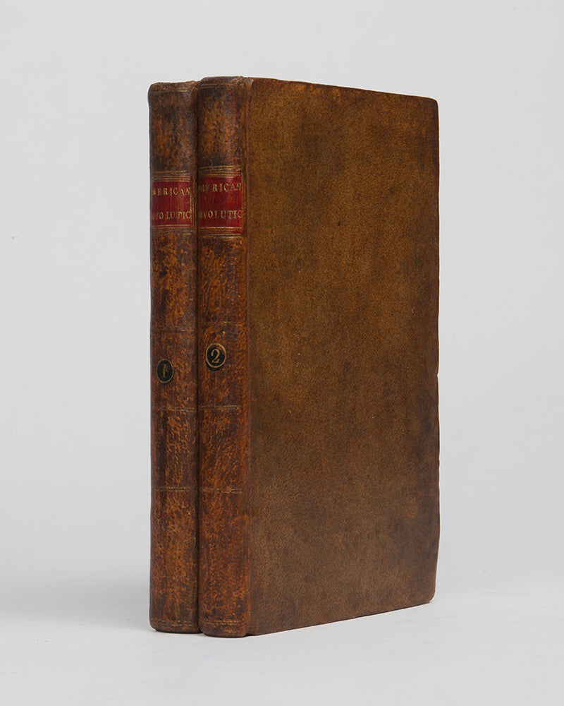 The first edition of David Ramsay's History of the American Revolution, whose publication marked the beginnings of an American national historical consciousness