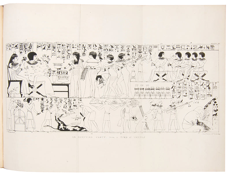 First edition of Wilkinson's Manners and Customs of the Ancient Egyptians, a classic work of Egyptology in a fine contemporary signed binding.