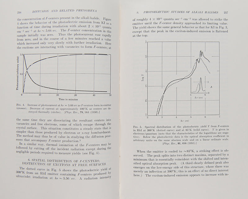 First edition of Imperfections in Nearly Perfect Crystals, a significant publication on semiconductors edited by William Shockley, one of the developers of the transistor.