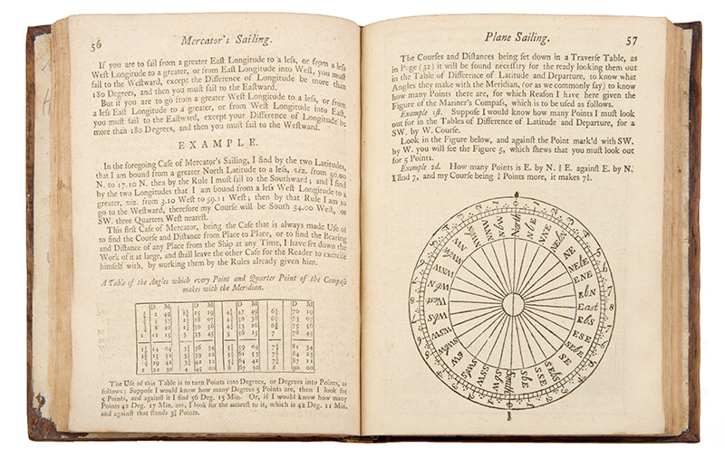 The 1777 London edition of Thomas Haselden's The Seaman's Daily Assistant, the reprint of which was the first American printed navigational guide.