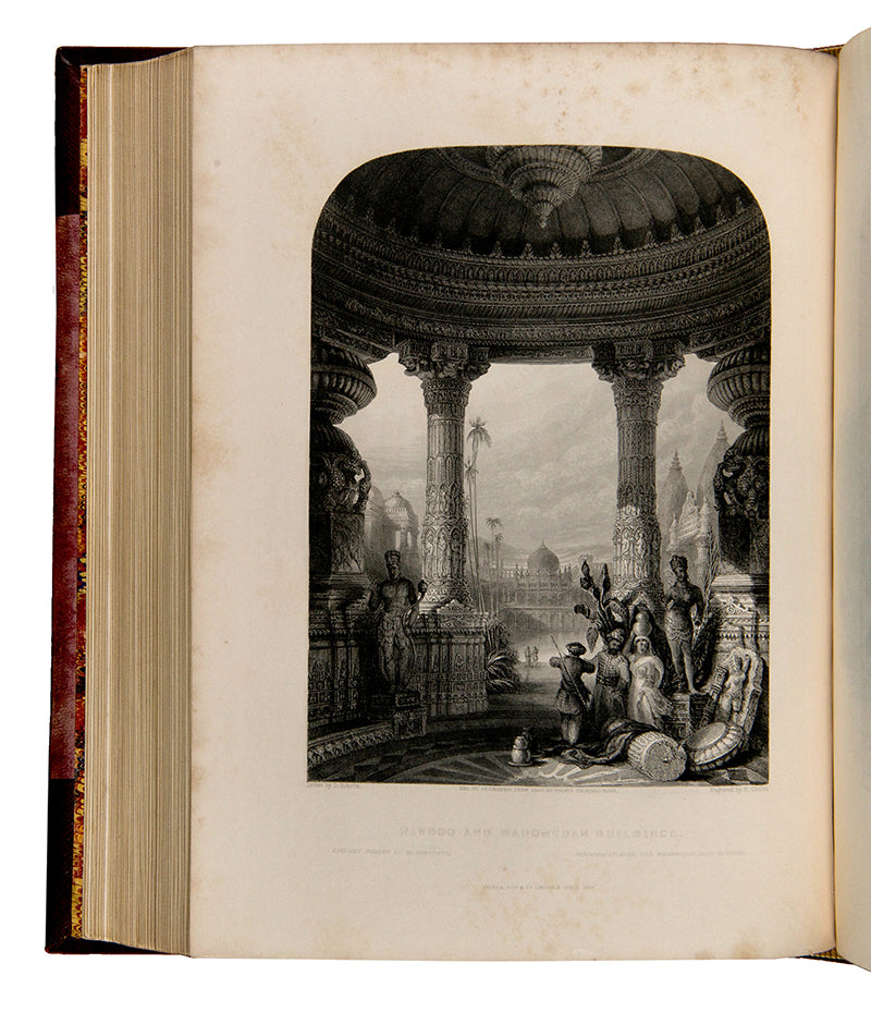 A lovely copy of Emma Robert's Hindostan, copiously illustrated work depicting India and the Himalayas.