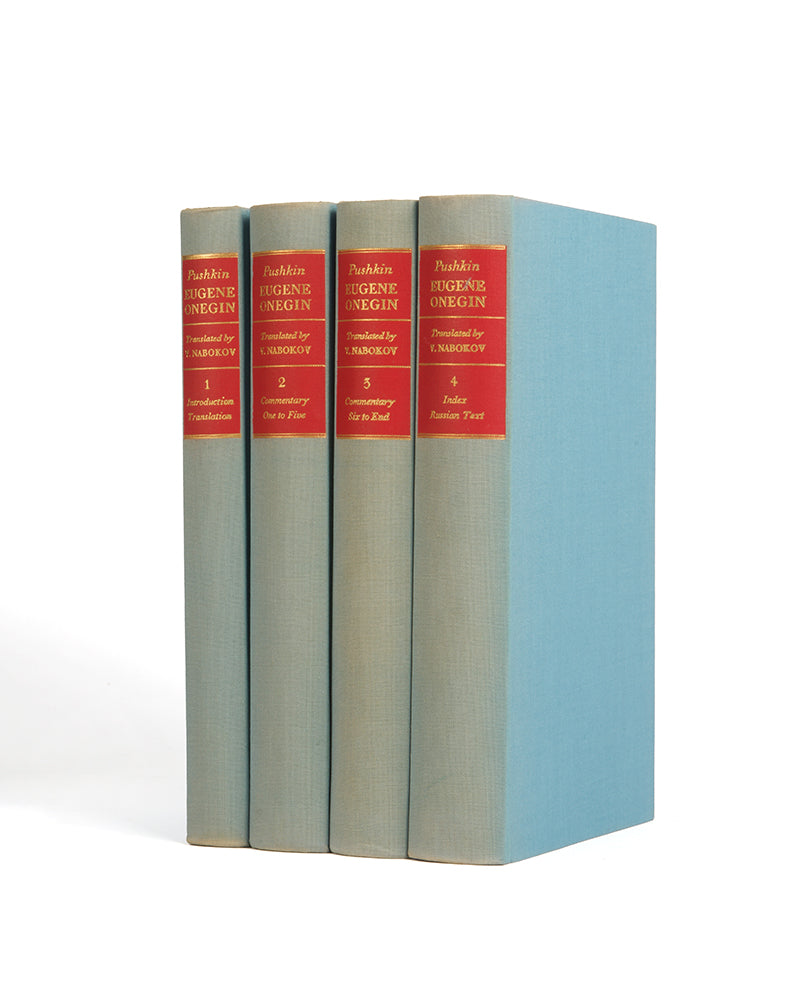 First edition of Nabokov's translation and commentary of Pushkin's Eugene Onegin.