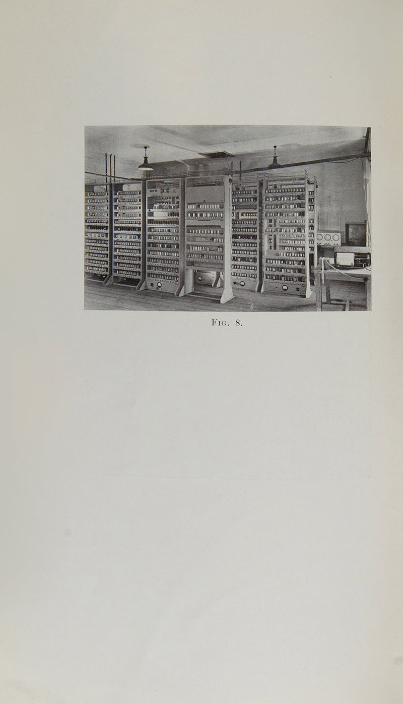 The uncommon offprint of Douglas Hartree's overview of the history and design of automatics calculating machines, including the Analytical Engine, the Harvard Mark I, and EDSAC.