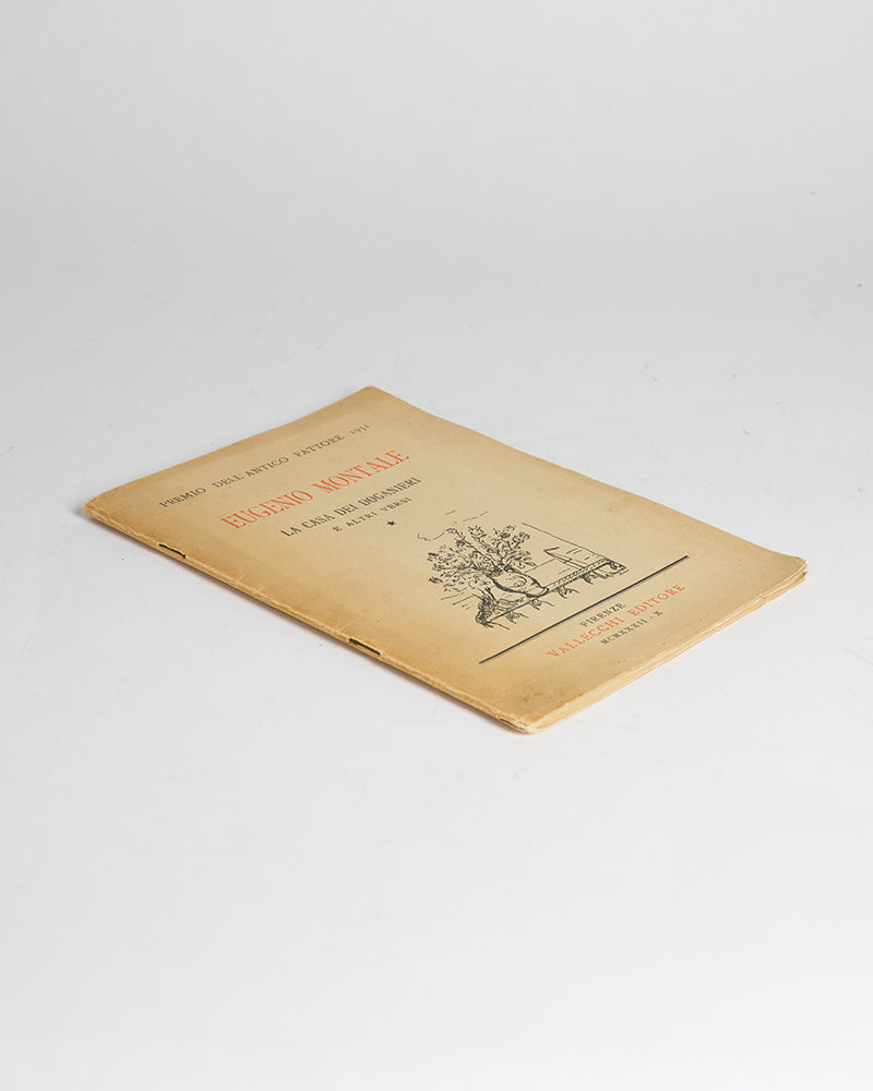 First edition of La Casa dei Doganieri by Eugenio Montale, inscribed by the author and signed by the contributing artists.