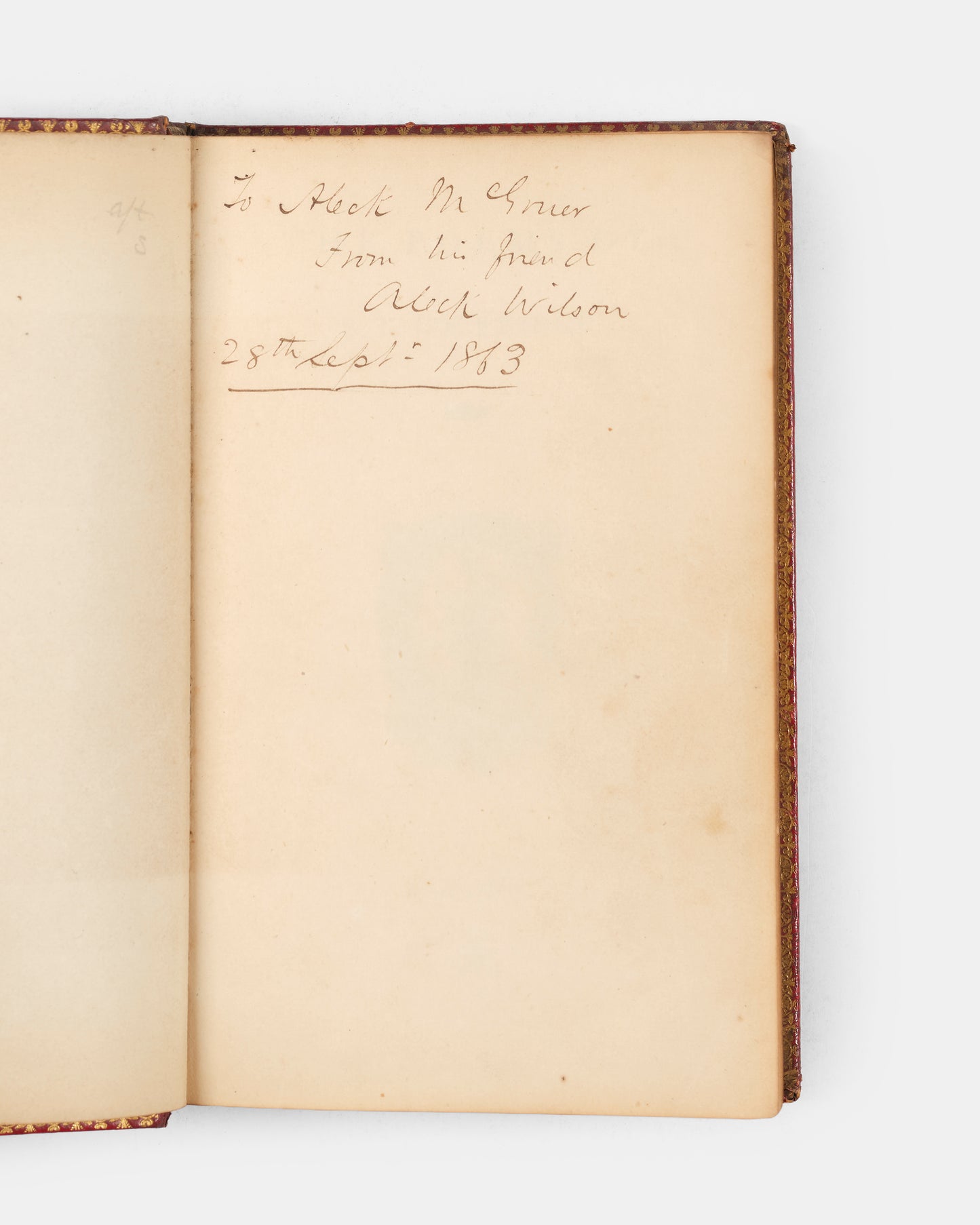 A charming example of The Poems of S.T. Coleridge, bound in contemporary red morocco gilt