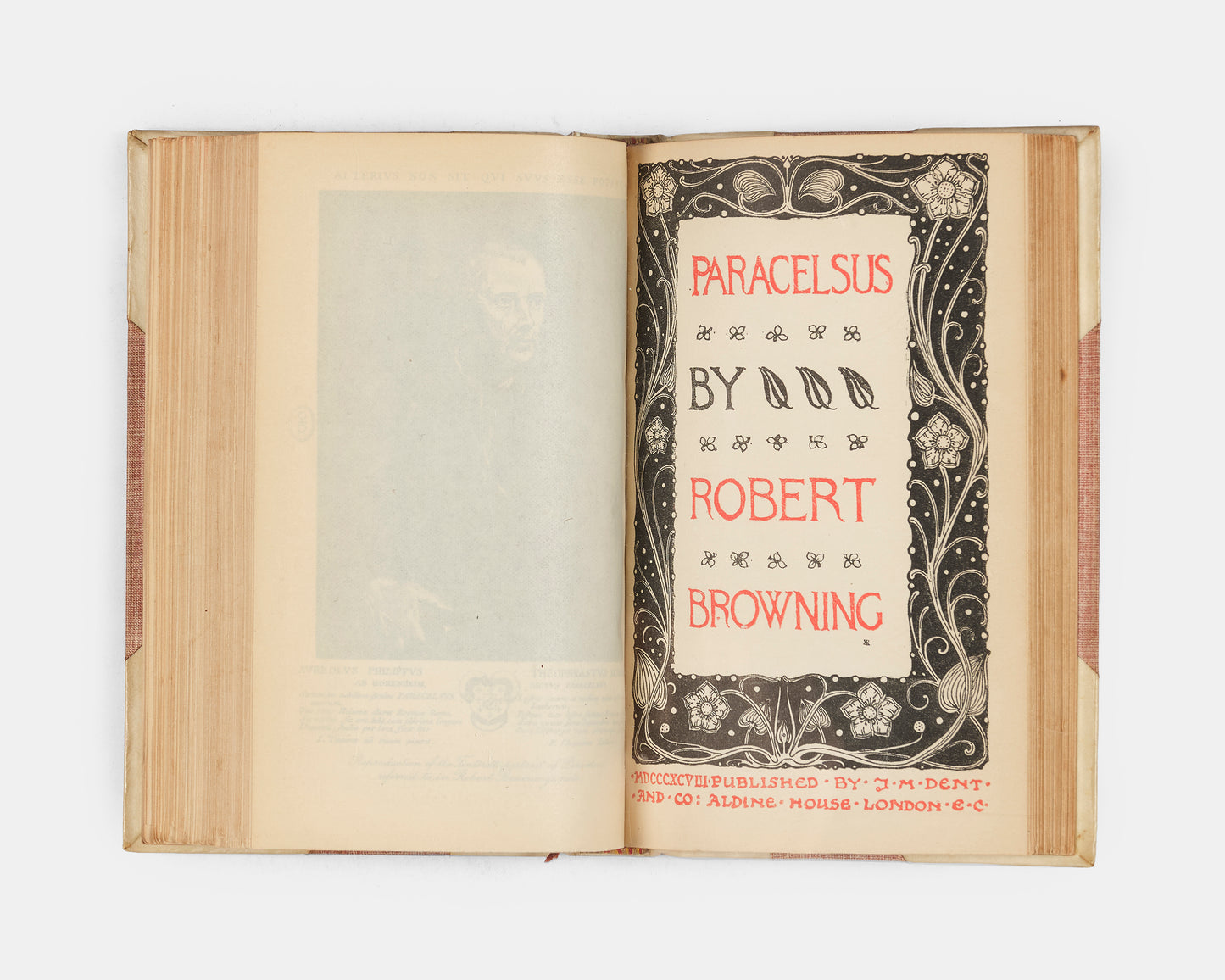 A lovely copy of Men & Women and Paracelsus by Robert Browning as part of The Temple Classics series in 1899.