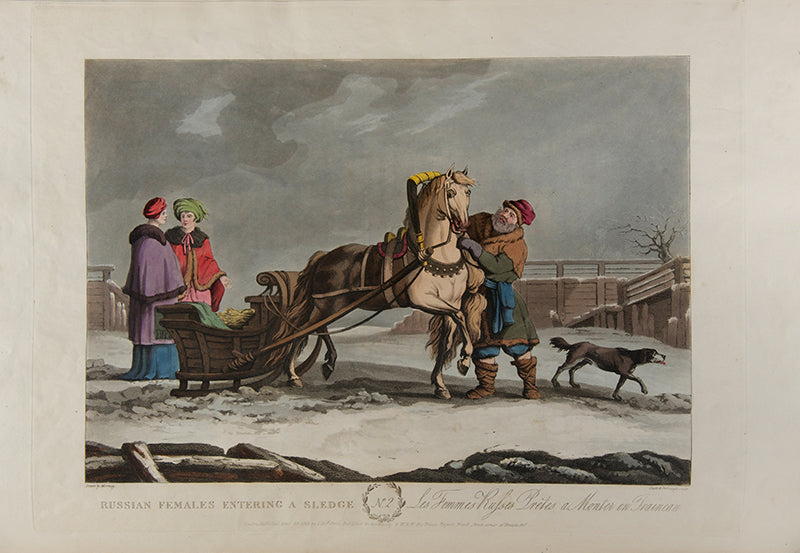 Remarkable copy of A Picture of St Petersburgh by Mornay, one of the most Iconic colour plate books of St Petersburgh with exceptionally bright colouring to this copy.
