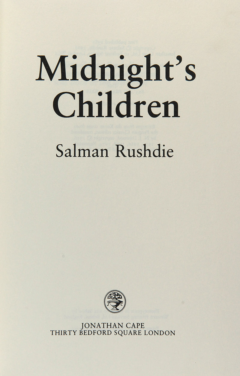 Midnight's Children.