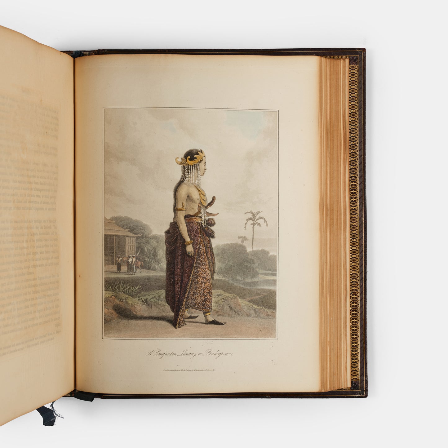 First edition, large paper copy, of The History of Java by Thomas Stamford Raffles, specially bound for presentation, of this iconic and foundational work on Java and Southeast Asia.