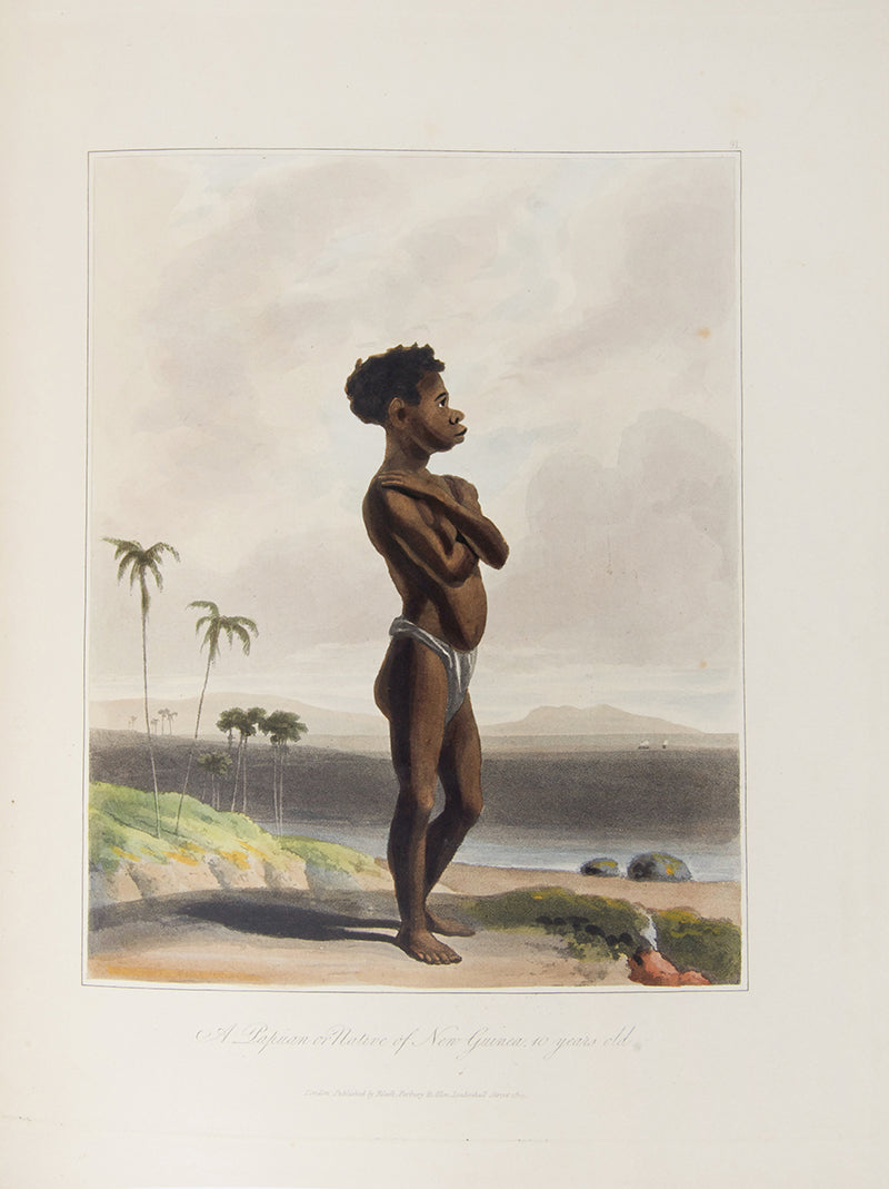 Second edition of The History of Java by Thomas Stamfoird Raffles, with the third of the atlas, an exceptionally bright copy with the additional plates added for the second edition.