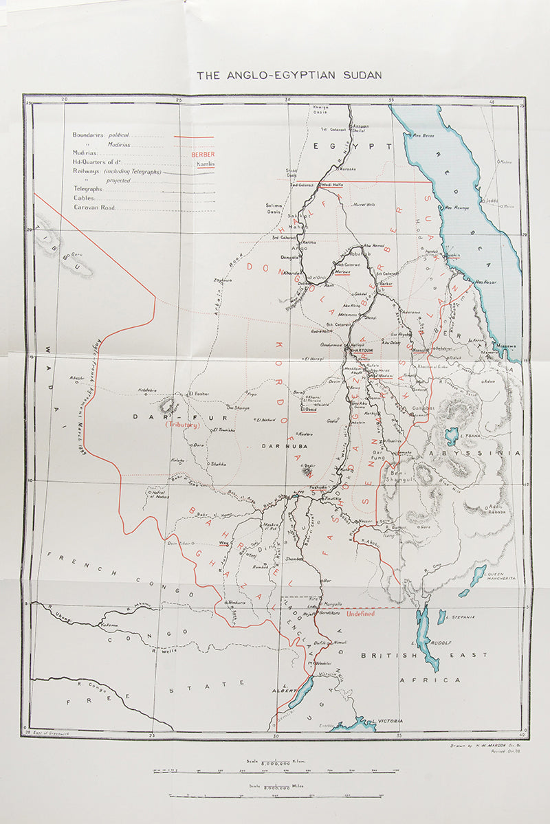 First edition of Count Gleichen's The Anglo-Egyptian Sudan, scarce official survey of Egypt under British Rule, only 1500 printed of vol 1 and only 1000 of vol 2.