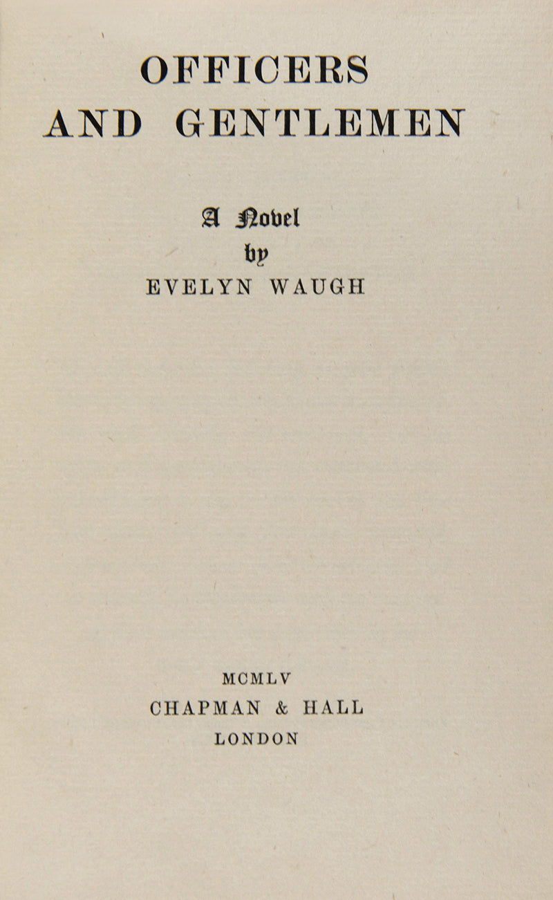 The Sword of Honour Trilogy is possibly the best novel series of the Second World War, loosely mirroring Evelyn Waugh's own wartime experience.