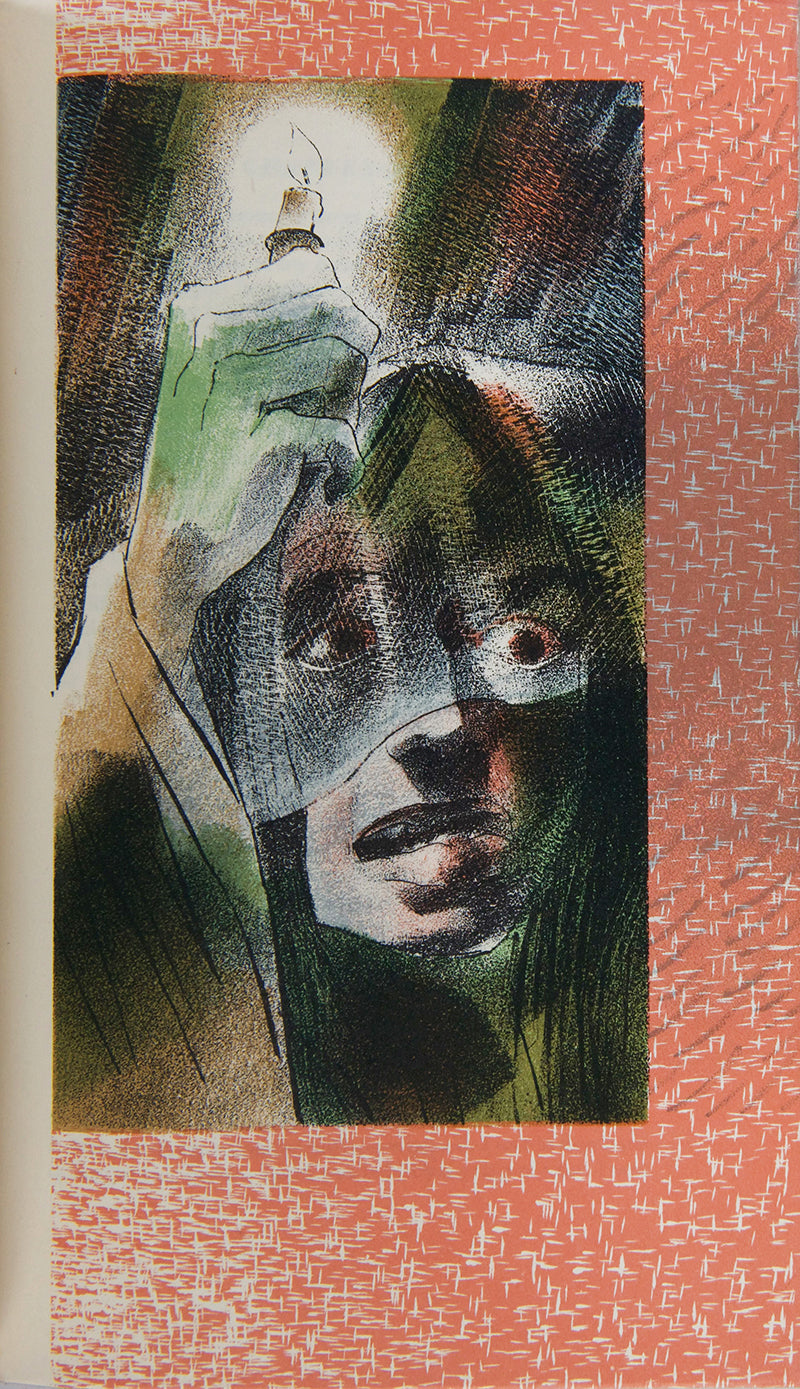A beautifully illustrated copy of Charlotte Brontë's most well-known work, Jane Eyre.