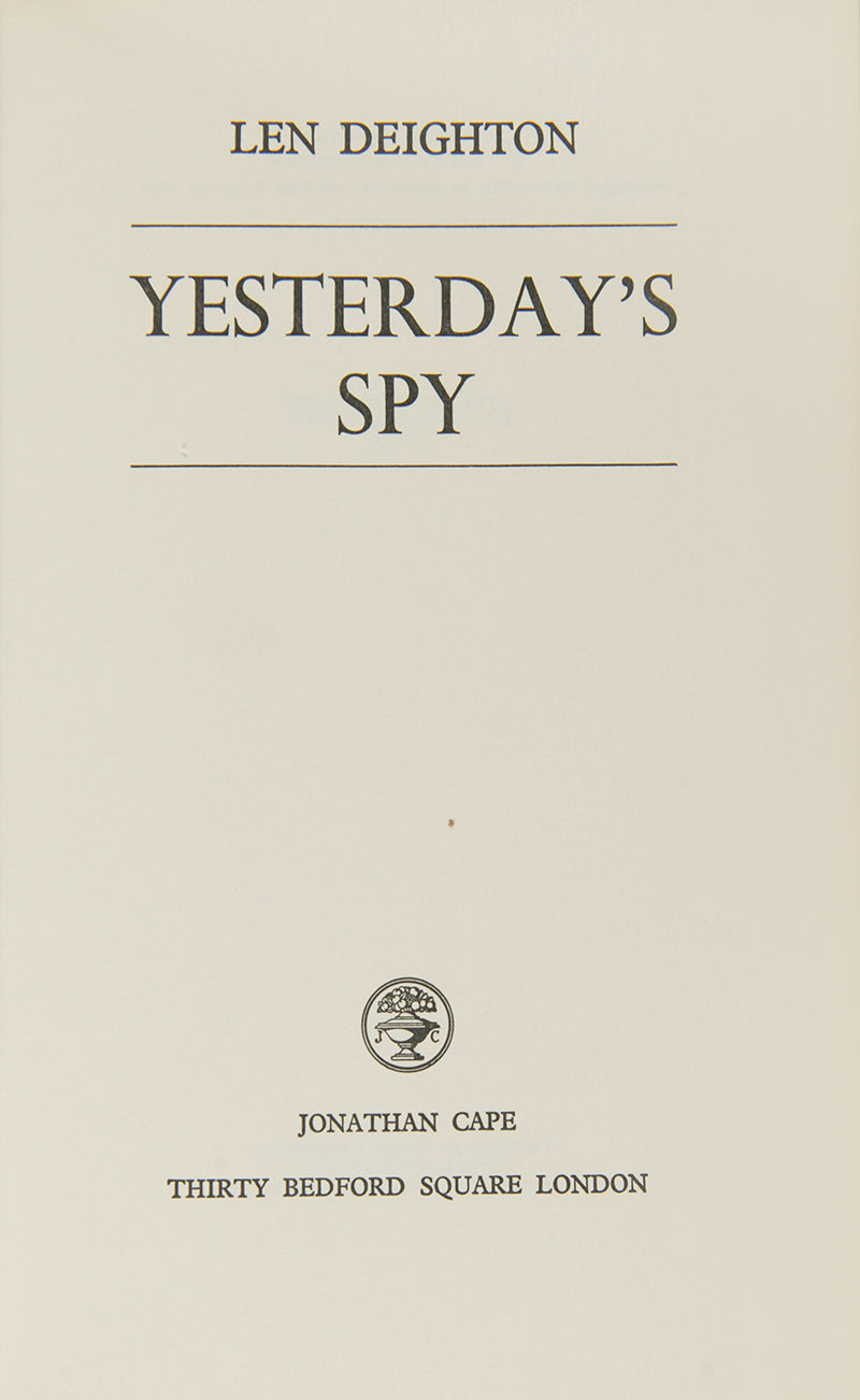 Deighton sets this spy novel in a post-WWII era where his protagonist Steve Champion is drawn into the world of intelligence.
